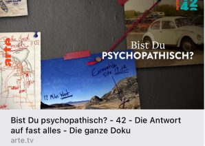 ARTE bis 12.10.2024 Bist Du psychopathisch?